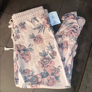 Floral Ruched Joggers